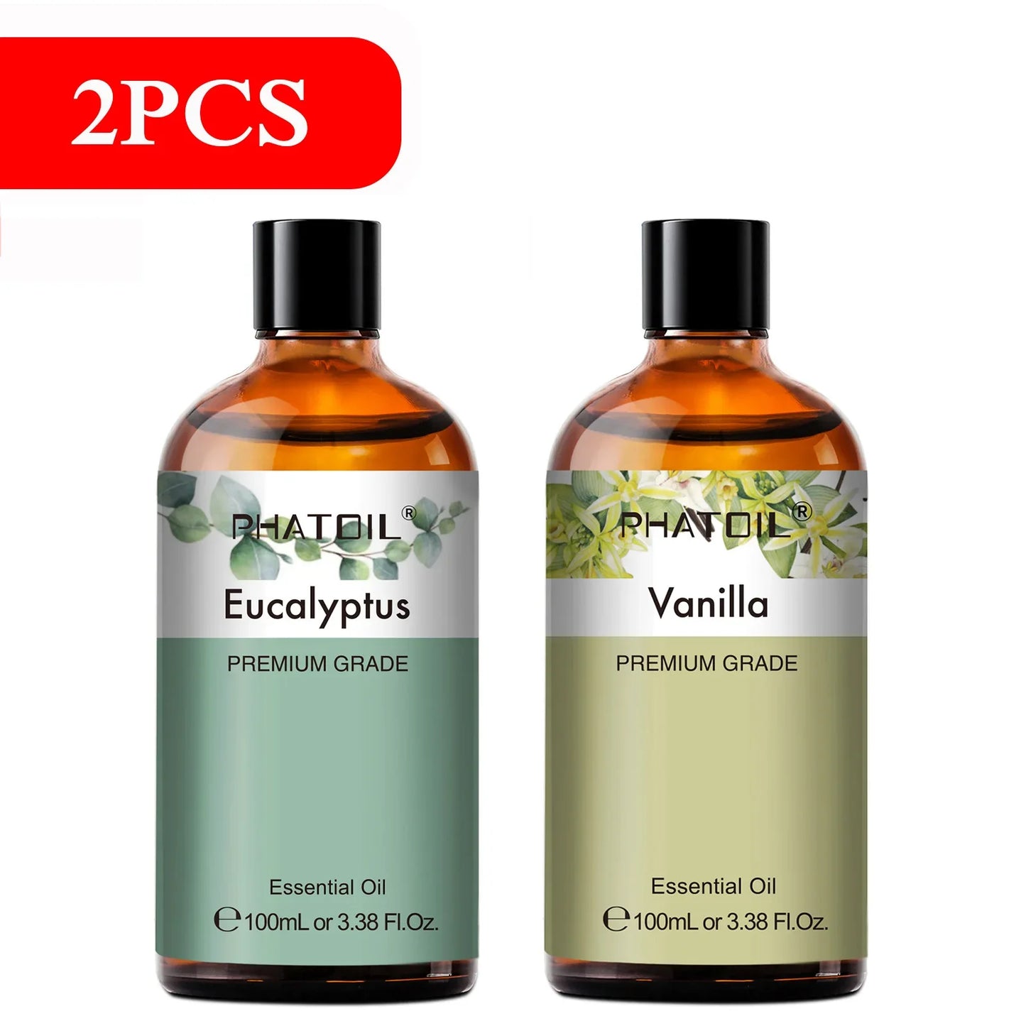 PHATOIL 100ml Pure Essential Oil for Diffuser & Aromatherapy
