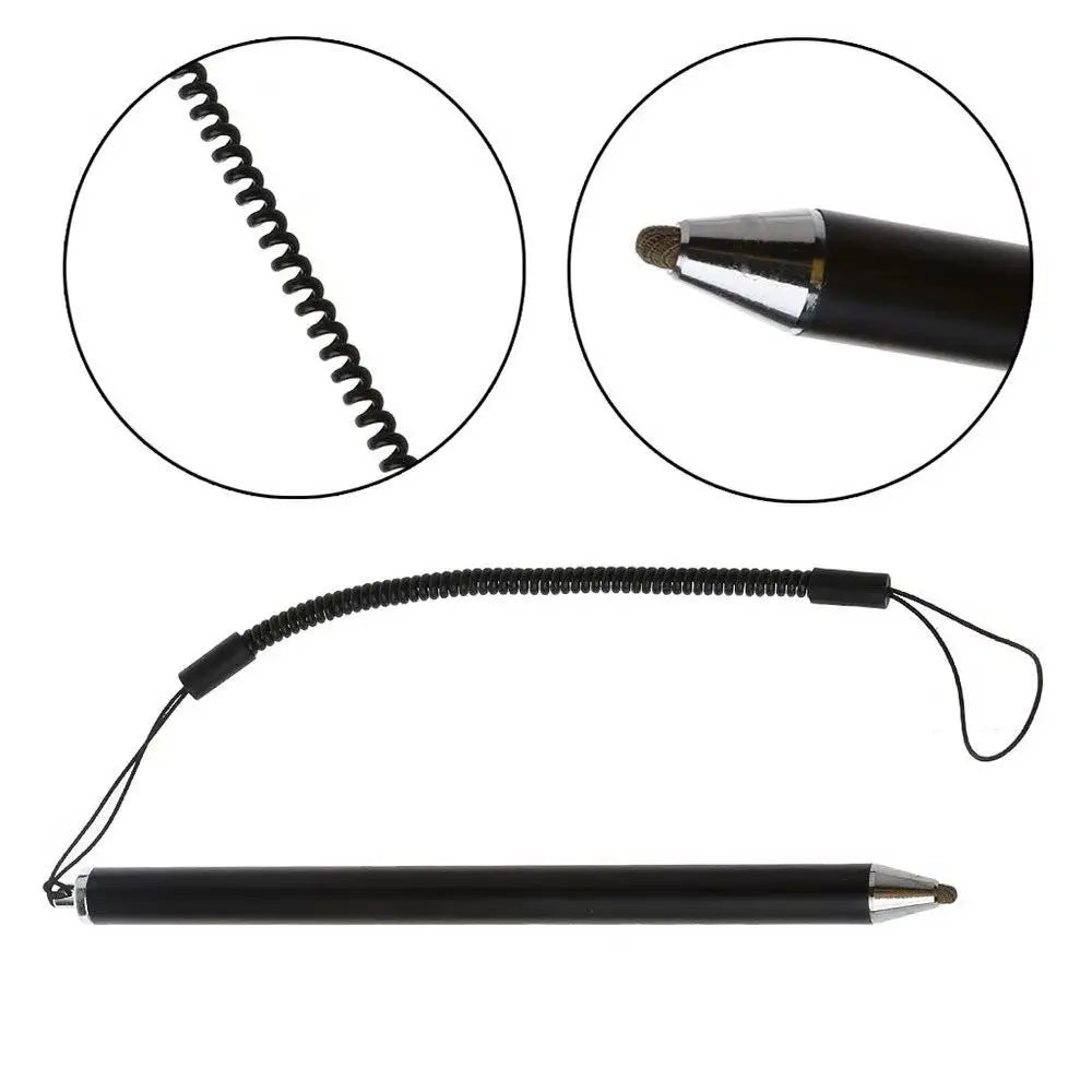 Anti-Lost Lanyard Touch Screen Stylus Pen Fibre Stylus Mesh Micro Fiber Tip Pen For Smart Phone Tablet Write Smoothly Stylus Pen Peaceful Pleasures Health and Wellness