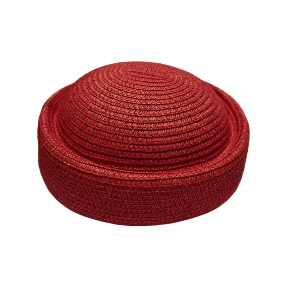 Women's French Retro Straw Sun Hat – Breathable Beach Beret