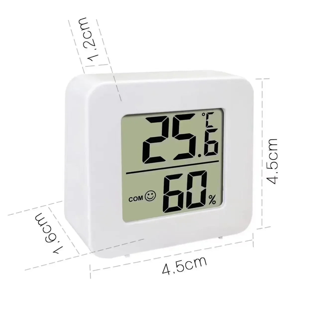 6-Pack Mini Digital Thermometer Hygrometer – LCD Indoor/Outdoor
