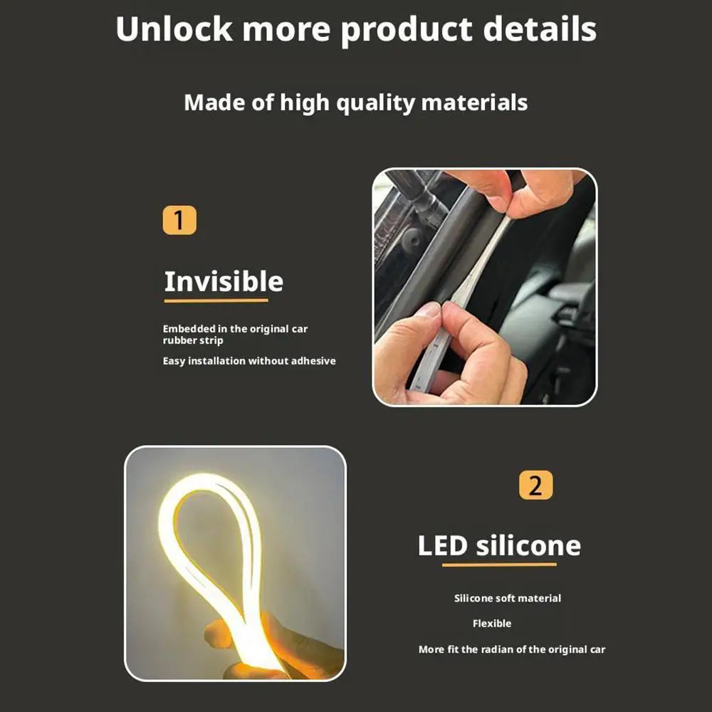 LED Trunk Light Bar Strip for Trucks – Flexible, Magnetic Trunk LED Light Strip Peaceful Pleasures Health and Wellness
