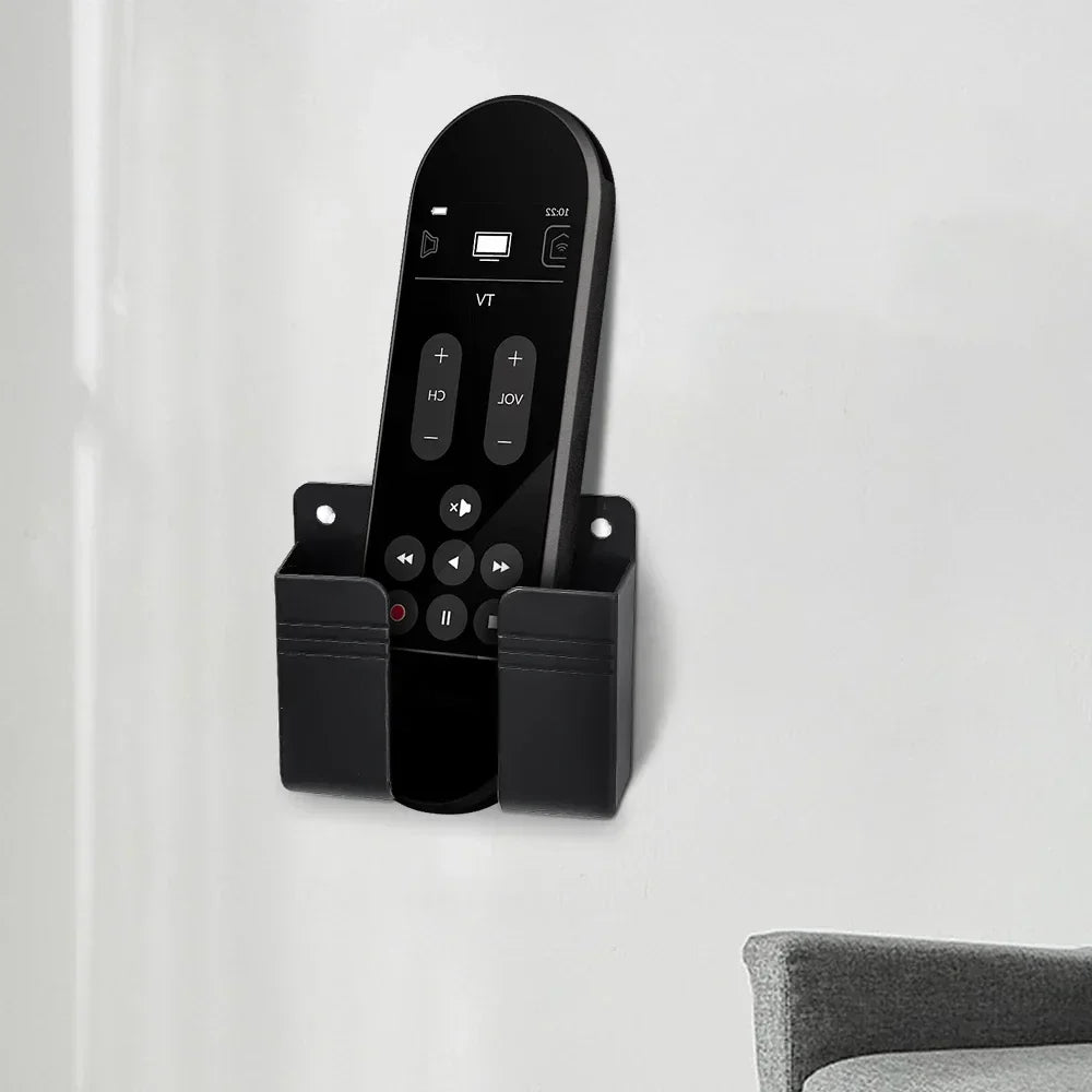 Wall Mounted Punch-Free Organizer – Phone & Remote Holder
