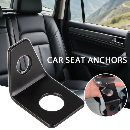 L-Shaped Seat Belt Mounting Bracket Kit-90 Degree Angle Steel Plate Fixing Device for Car Modification,Universal Auto Seat Belt Peaceful Pleasures Health and Wellness