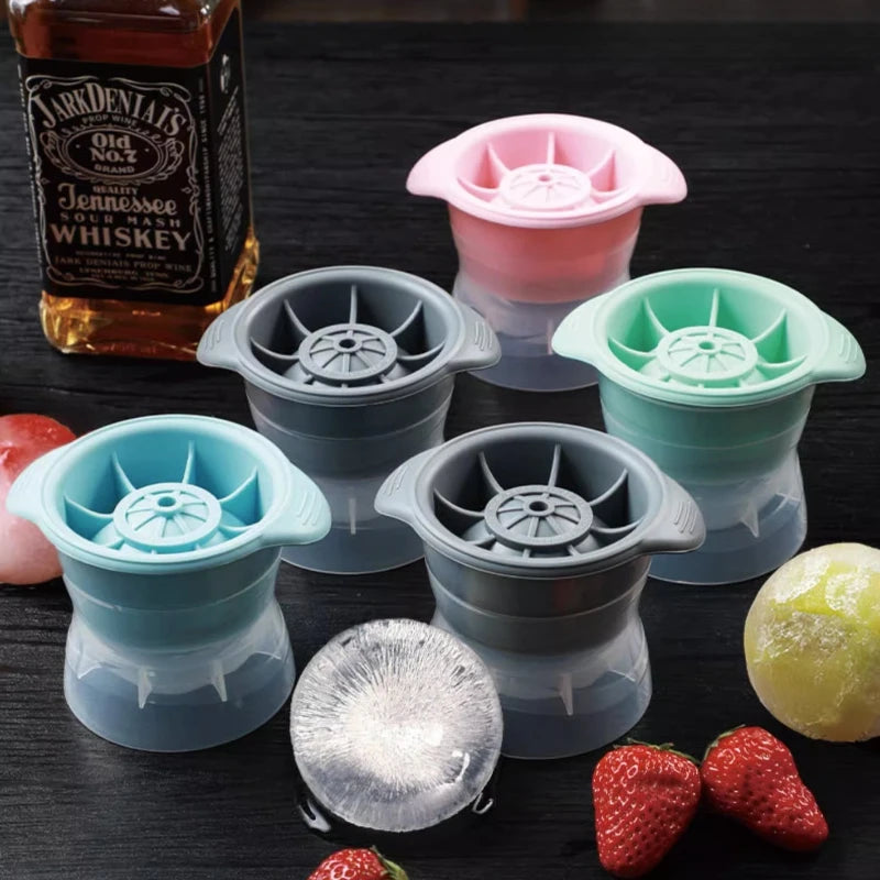 6cm Silicone Sphere Ice Ball Mold – Whiskey Ice Maker, 20 Balls Silicone Ice Ball Mold Peaceful Pleasures Health and Wellness