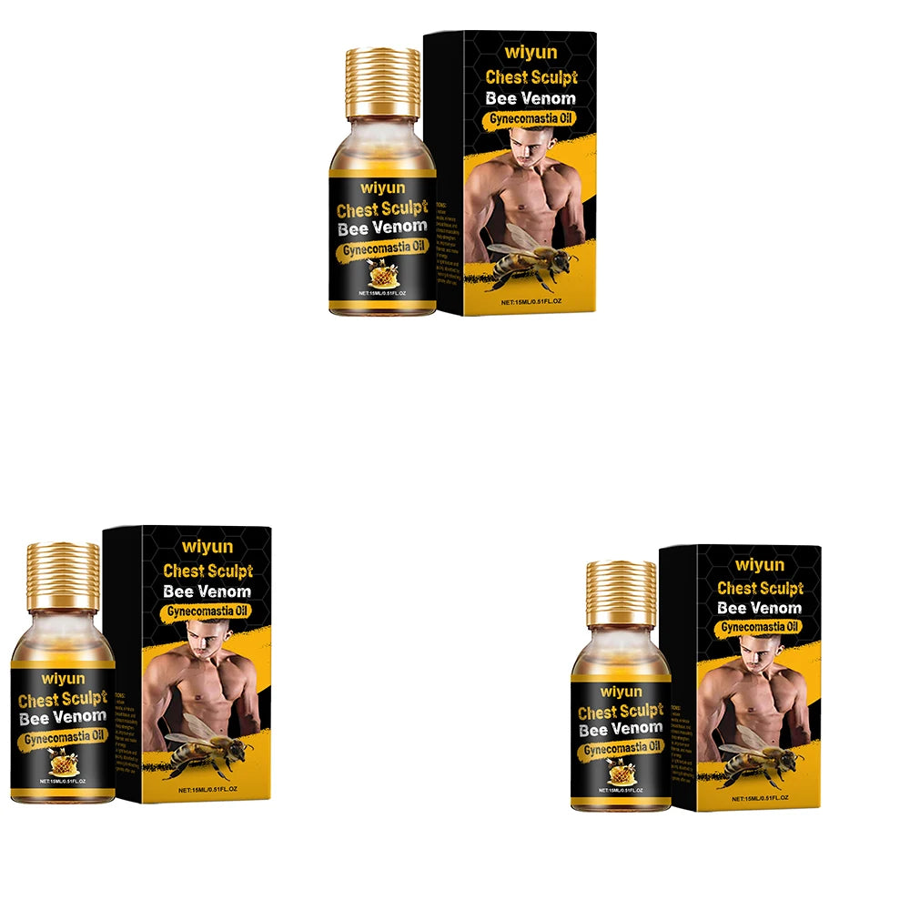 Bee Venom Gynecomastia Chest Shaping Massage Oil for Men