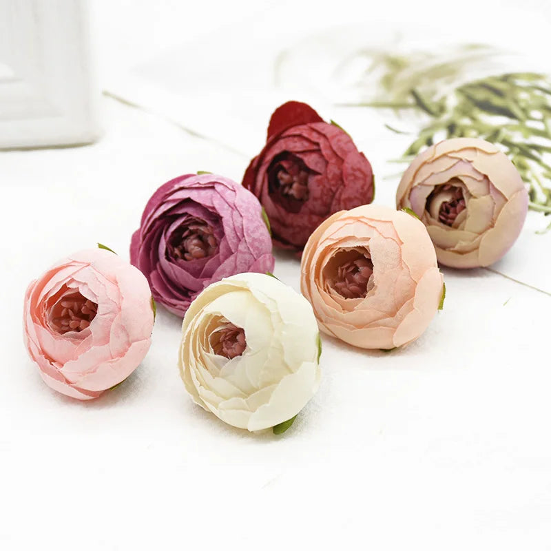 Silk Rose Tea Bud Artificial Flowers – Wedding & Home Decor