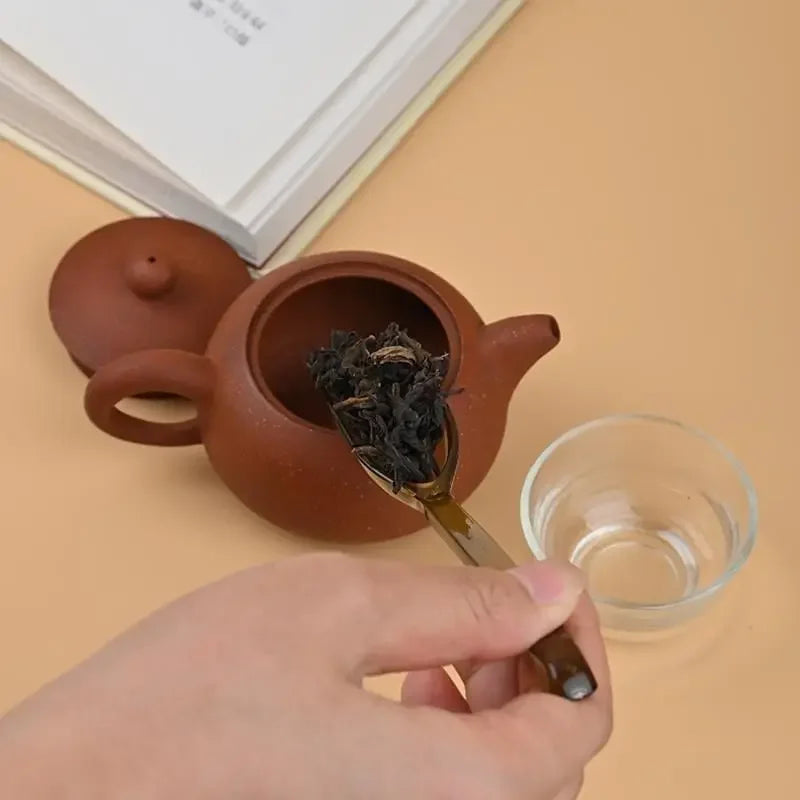 Thickened Plastic Teaspoon Simple Long Handle Small Teaspoon Kung Fu Teaware for Making Tea Gentlemen Tea Ceremony Accessories Peaceful Pleasures Health and Wellness