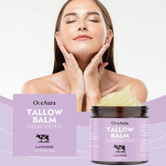 OceAura Lavender Tallow Moisturizing Body Cream 60g Body Moisturizing Cream Peaceful Pleasures Health and Wellness
