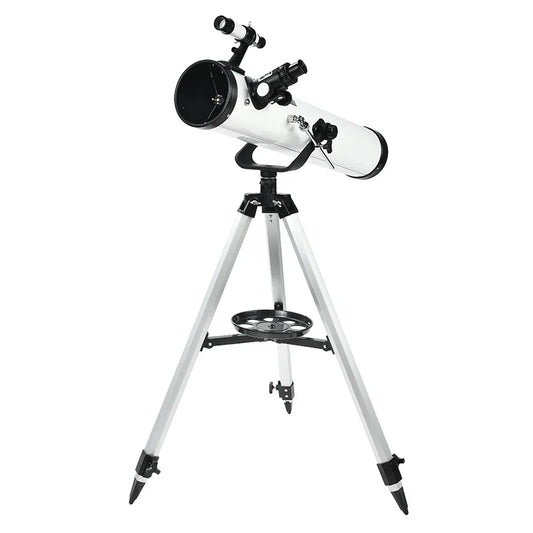 525X Telescope,telescopes for Adults, 114Mm Space Astronomical Refractor Telescope Kids, Astronomy Bird Watching Monocular Peaceful Pleasures Health and Wellness SILVER