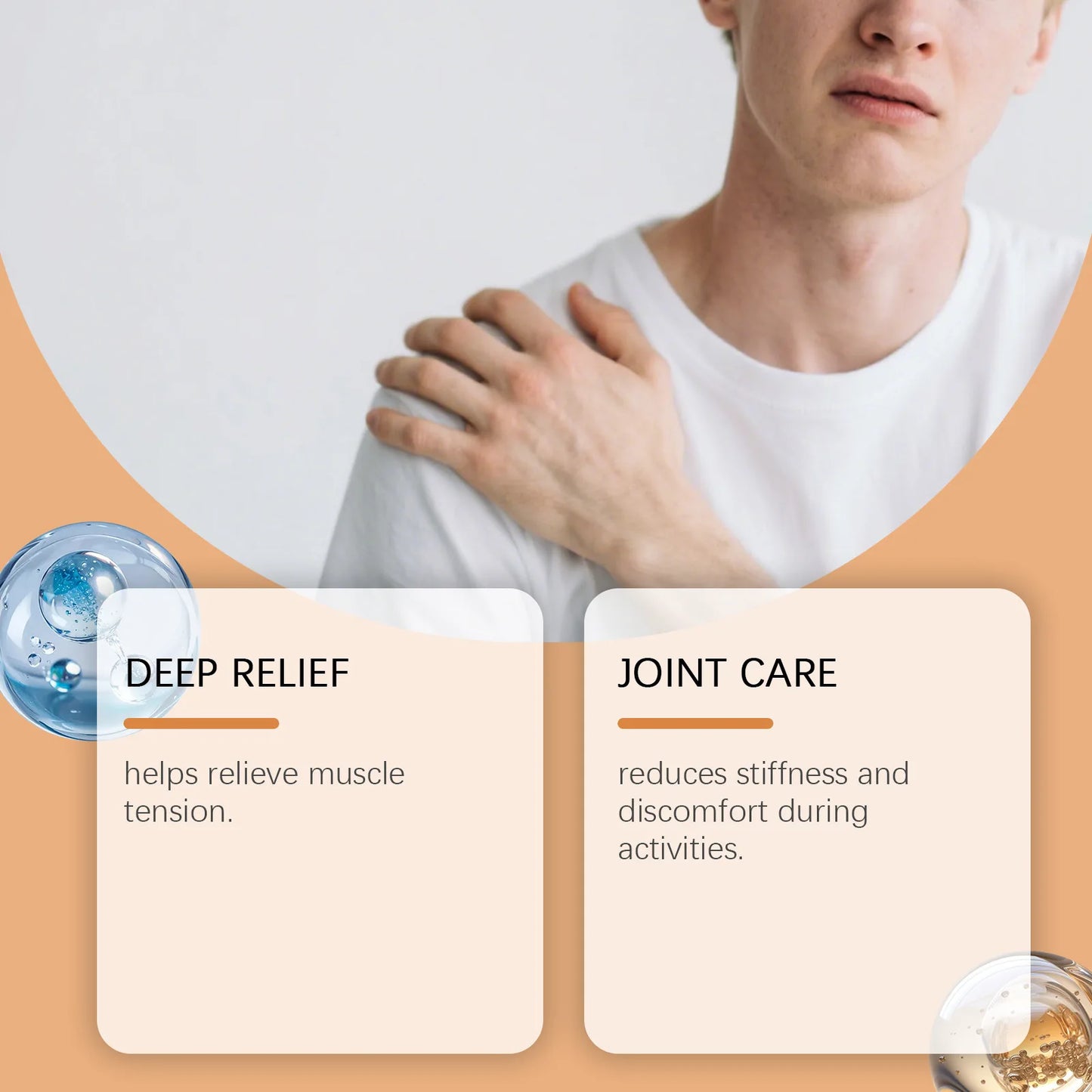 Nerve Relief Balm Fast-Acting Relief Joint Discomfort Deep Penetrate Nourish Knee Shoulder Joint Sport Support Joint Care Cream Peaceful Pleasures Health and Wellness