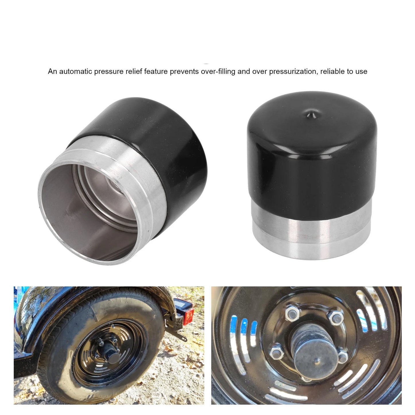 Bearing Buddy Protectors Stainless Steel Lubricators Universal