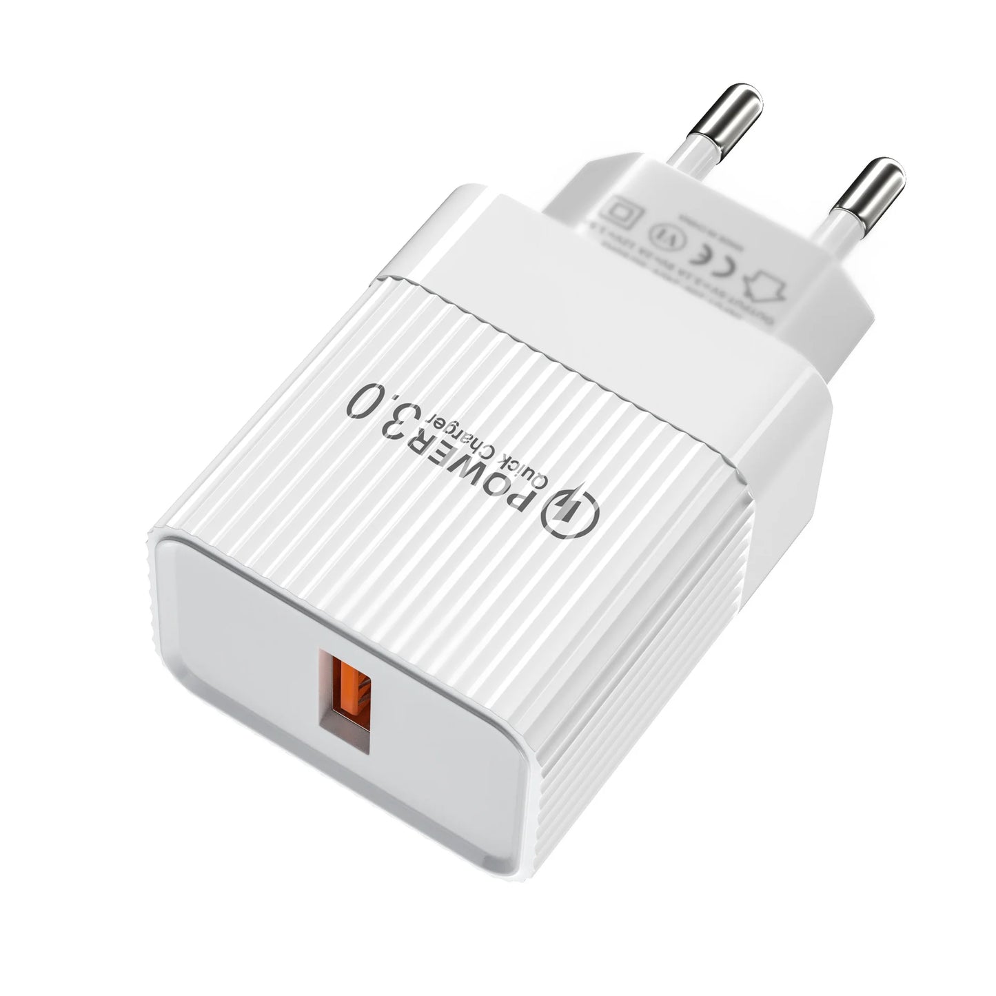 20W QC 3.0 Fast USB Wall Charger – EU/US Plug | All Phones