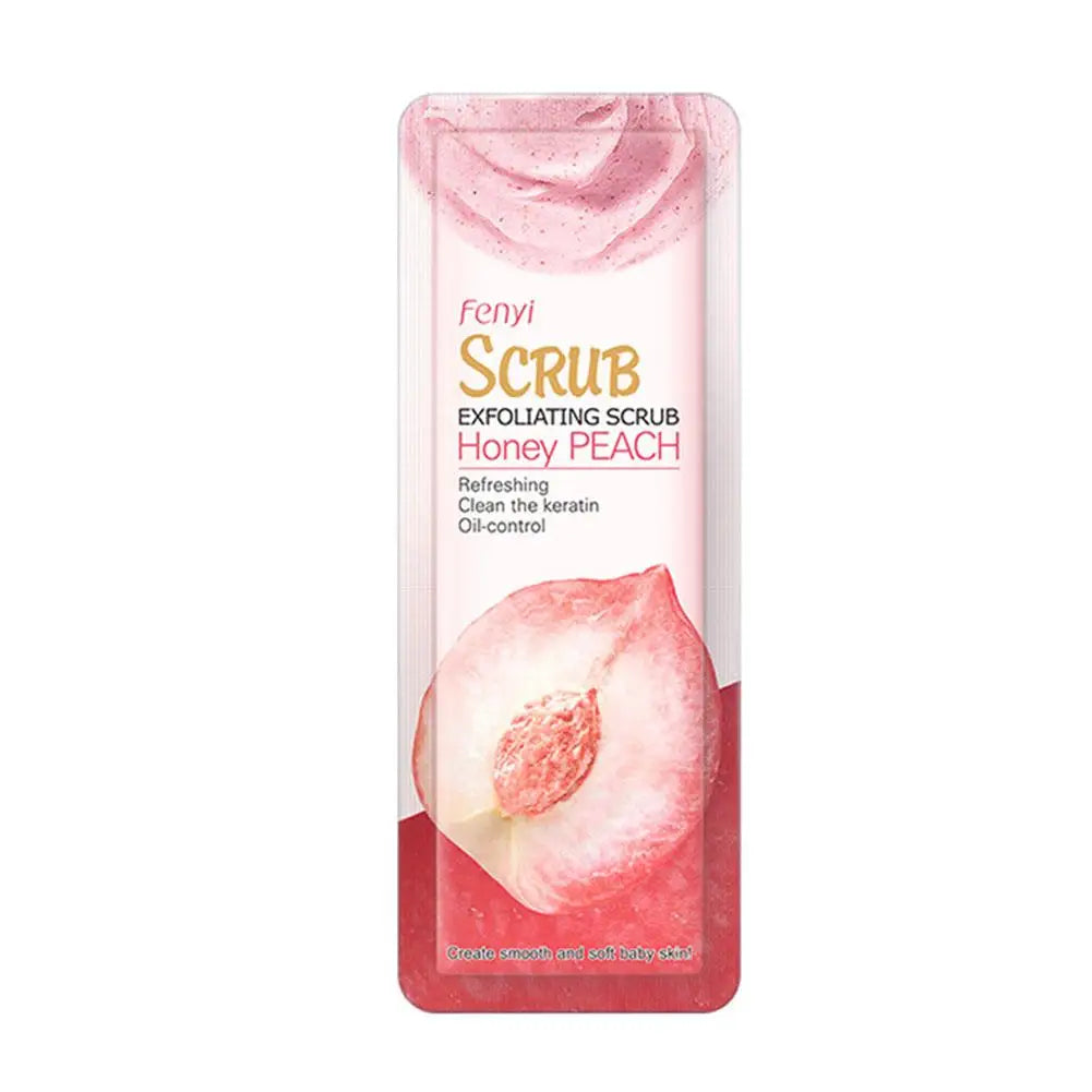 1-10pcs Peach Scrubs For Women Peach Scrub Cream Repairing skin Moisturizing Clean Cutin Refine pore Exfoliating Scrub Body Care Peaceful Pleasures Health and Wellness 1pcs