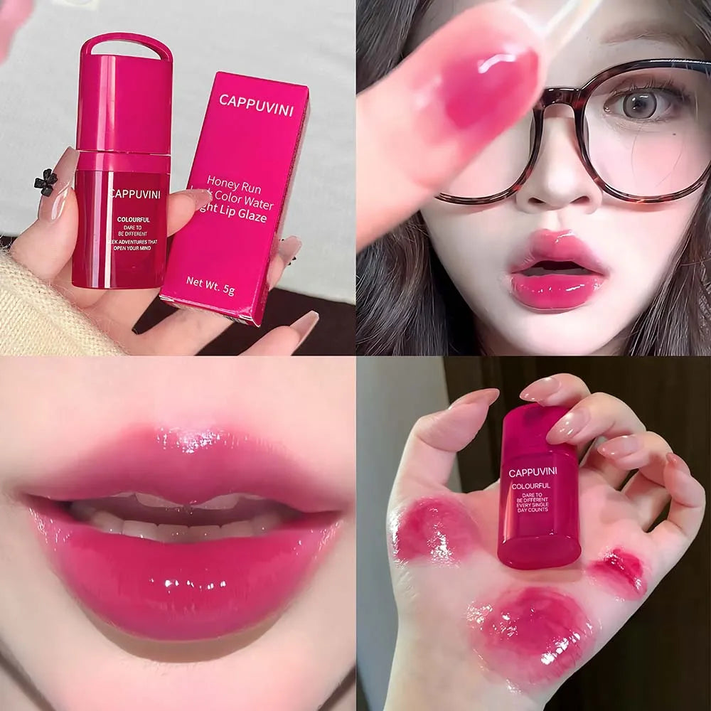 Cappuvini Jelly Mirror Lip Gloss – Hydrating K-Beauty Lip Tint