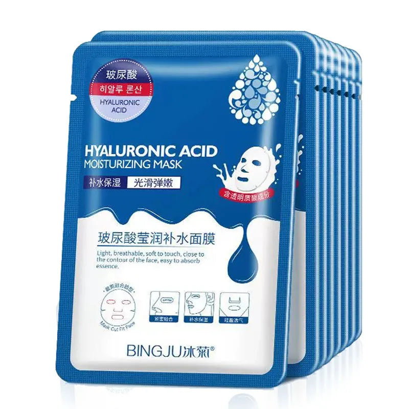 BIOAOUA Hyaluronic Acid Sheet Masks – Hydrating & Anti-Aging
