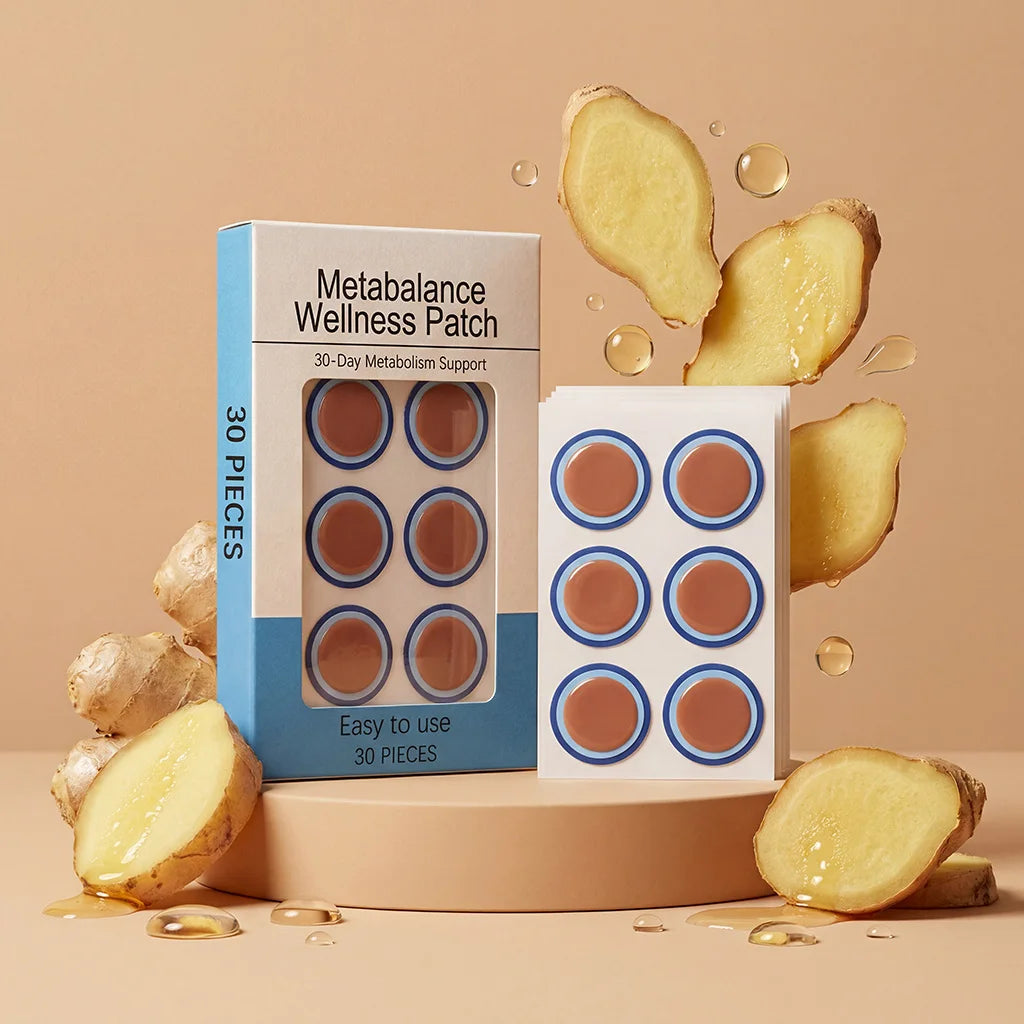 Ginger Body Care Patches Adjust Body Balance Gentle Physical Care Enhance Metabalance Skins Friendly Breathable Wellness Patch Peaceful Pleasures Health and Wellness