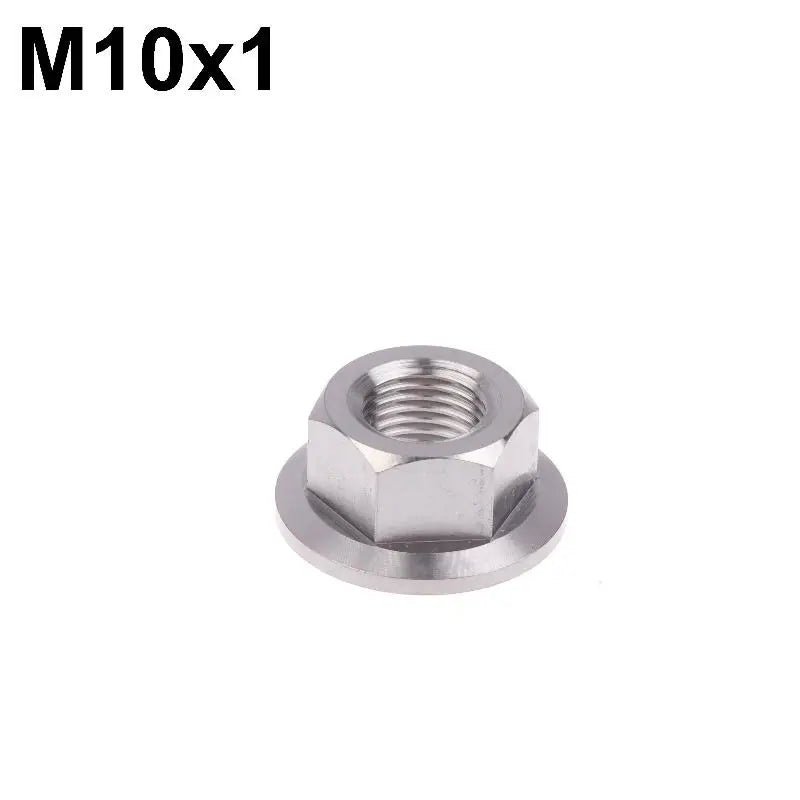 New 1PC Motorcycles Titanium Hex Flange Hexagon Nuts M5 M6 M8 M9 M10 M12 For Motorcycles And Motorbikes Peaceful Pleasures Health and Wellness A5