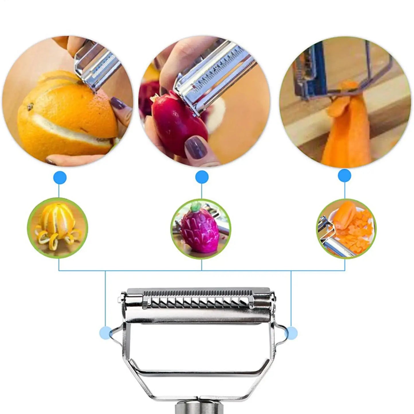 Stainless Steel Y-Peeler – Vegetable, Fruit & Potato Peeler