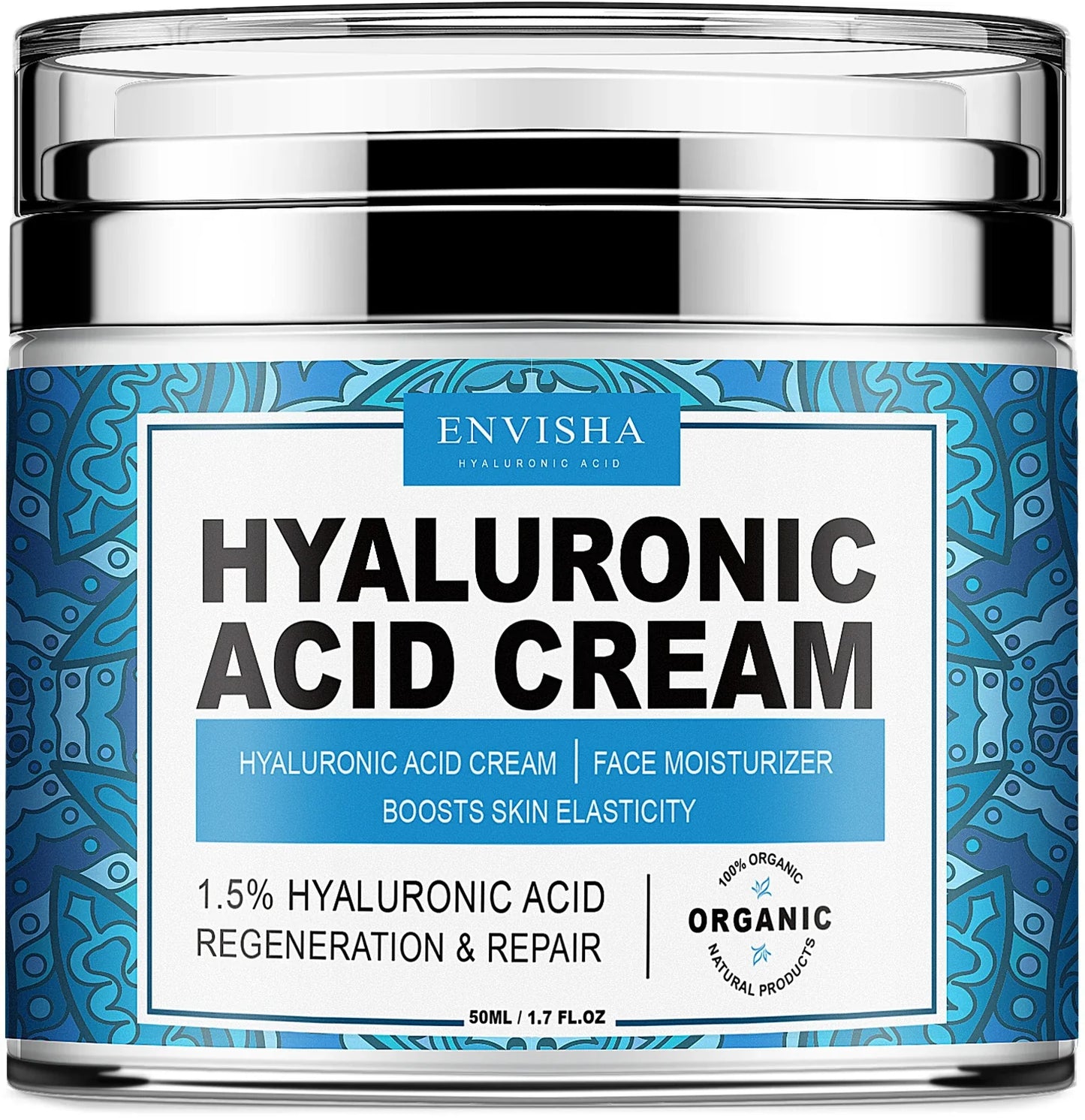 ENVISHA Face Cream – Collagen, Hyaluronic Acid & Retinol 50ml