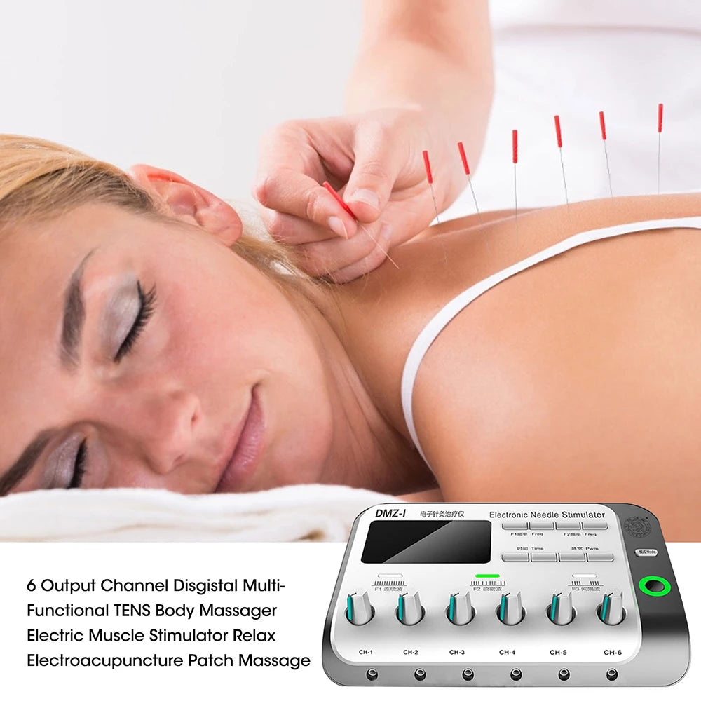 MagCellapy TENS Acupuncture Muscle Stimulator | 6-Output Pain Relief