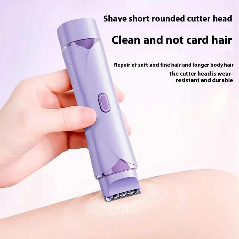 Women's 2-in-1 Electric Razor & Bikini Trimmer Wet/Dry