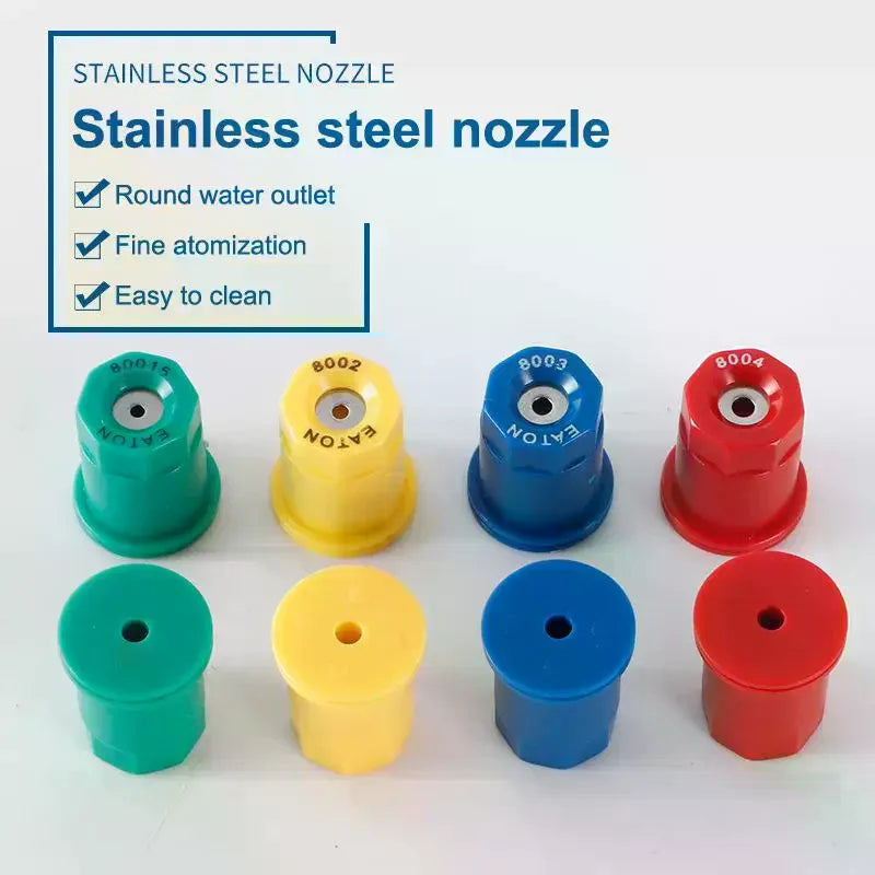 10-Pack 360° Atomizing Spray Nozzles | Stainless Steel Sprinkler