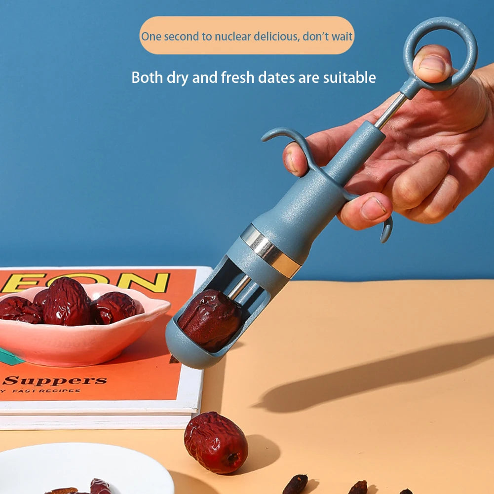 Cherry, Olive & Jujube Pitter – Stainless Steel Fruit Core Remover Tool (1, 2, or 5-Pack)