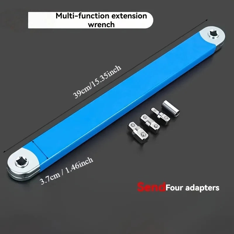 Multifunctional Telescopic Ratchet Wrench Universal Square Drive