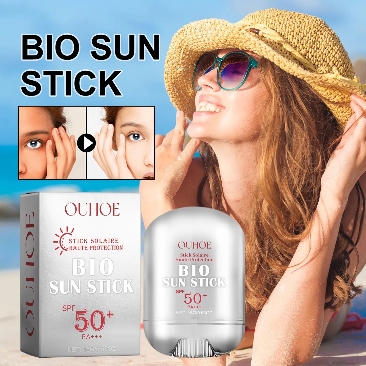 SPF 50 Niacinamide Sun Stick – Broad Spectrum UVA/UVB Peaceful Pleasures Health and Wellness