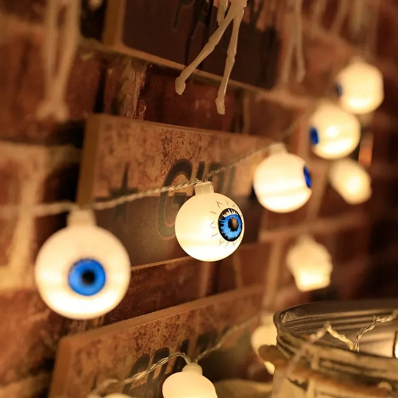 Halloween LED Pumpkin & Bat String Lights | Party Decor