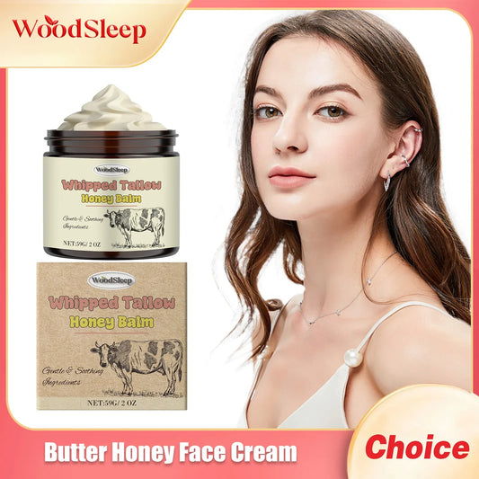 WOODSLEEP Honey Nourishing Face Cream – Brightening 59g Facial Moisturizing Cream Oasis Select