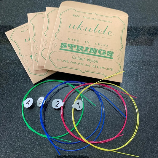 Ukulele Guitar Strings Colorful Nylon 21 23 Universal Peaceful Pleasures Health and Wellness
