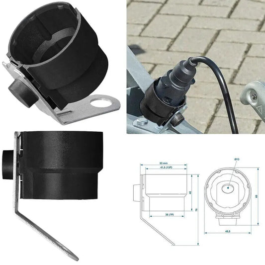Trailer Plug Holder Universal Accessory for 7 & 13 Pin Connectors Peaceful Pleasures Health and Wellness