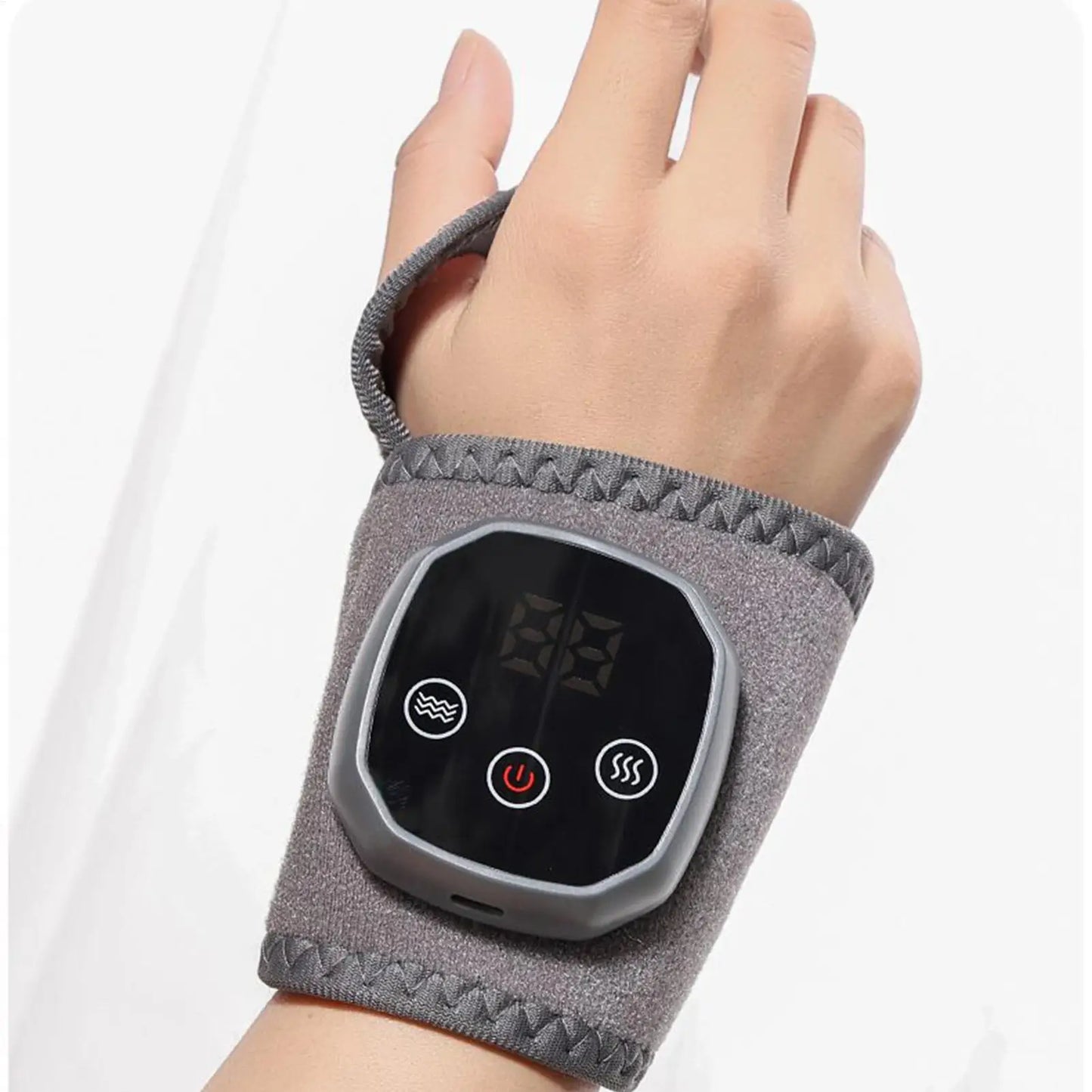 Cordless Foot & Ankle Heating Wrap Massager – 4 Heat Levels