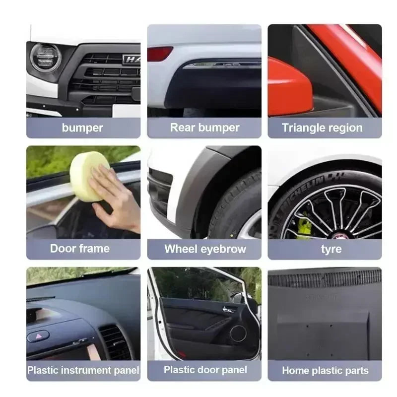 Coating Agent for Car Rubber Strip Belt Seal Agent Protects and Conditions Seals User Friendly Trim Restorer Protects And Peaceful Pleasures Health and Wellness