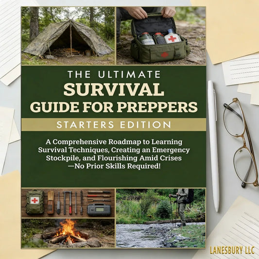 Ultimate Survival Guide Preppers Starters Edition Comprehensive Peaceful Pleasures Health and Wellness 1Pcs A5
