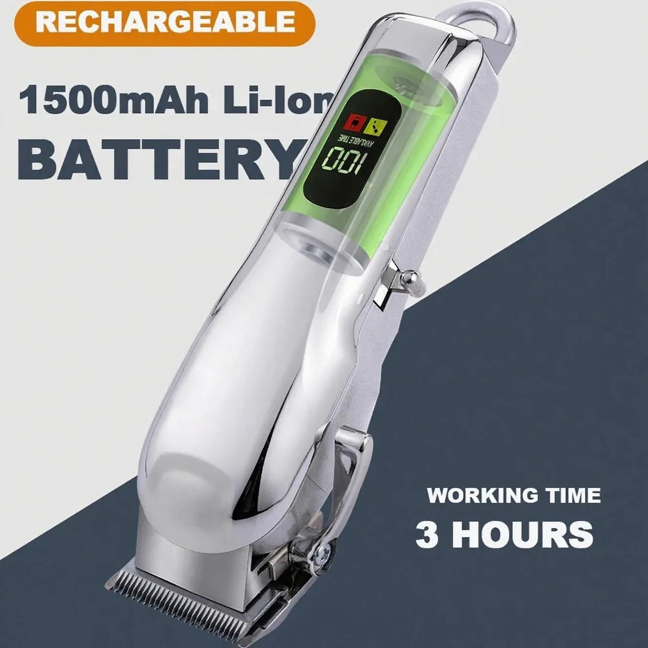Professional Cordless Low Noise Electric Pet Grooming Clipper Pet Hair Trimmer Shaver Cutter Machine for Dogs Peaceful Pleasures Health and Wellness