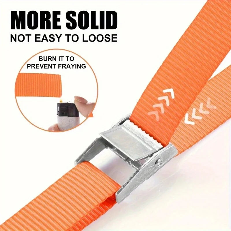 Heavy-Duty Snap Buckle Binding Straps | Anti-Corrosion Alloy
