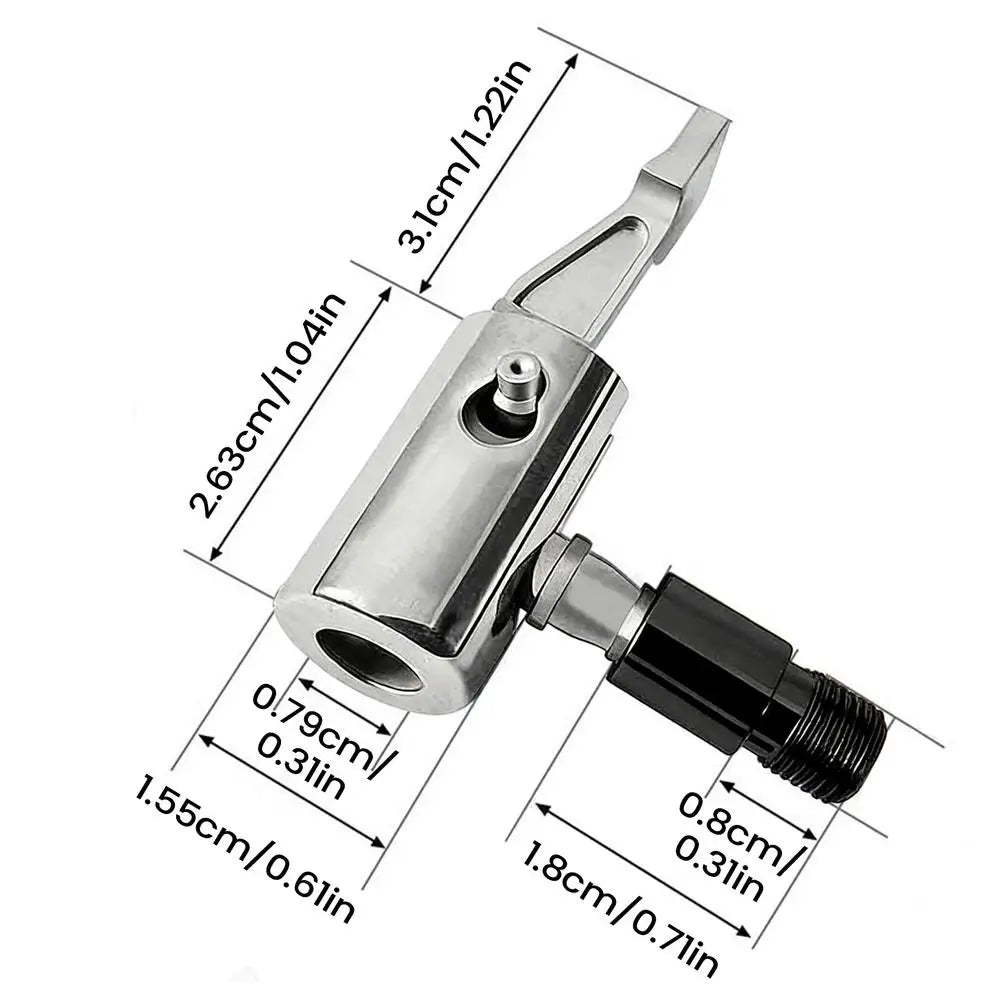 Tire Inflator Chuck Adapter – American Threaded Car Pump Nozzle