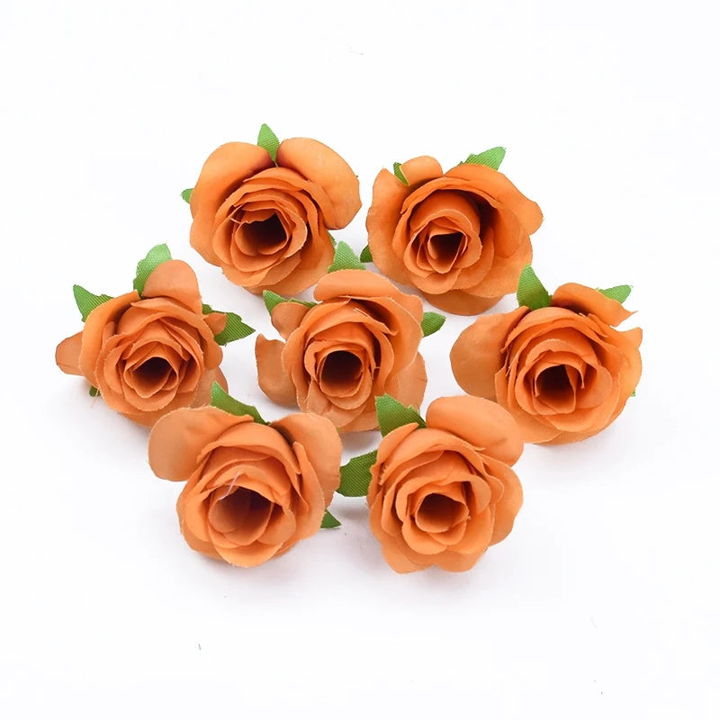 Silk Rose Bud Artificial Flowers – Wedding, Party & Home Decor Artificial Silk Flowers Peaceful Pleasures Health and Wellness color 1 50pcs