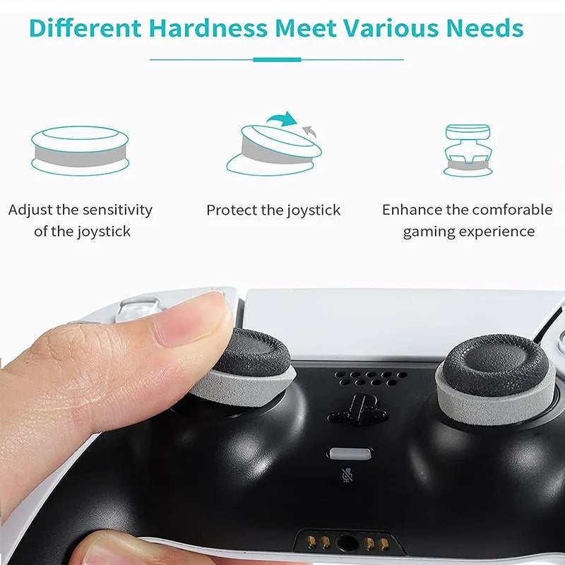 For PS5 Precision Rings Thumbstick Adjustment Analog Stick Aim Assist Motion for Switch Pro PS4 for XBox One Controller Peaceful Pleasures Health and Wellness