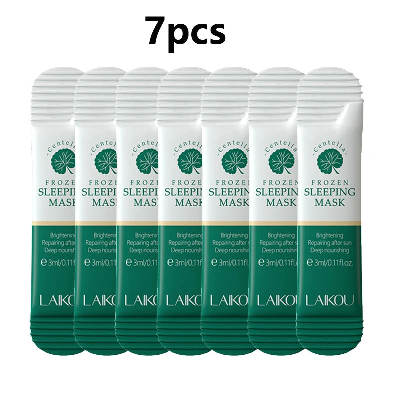 LAIKOU 7-in-1 Korean Sleeping Face Mask Set | Anti-Wrinkle & Hydrating