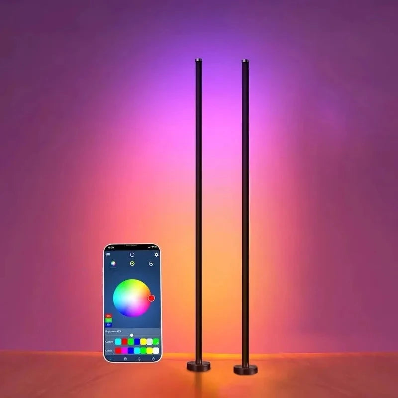 RGB Smart LED Floor Lamp | App, Remote & Music Sync Control