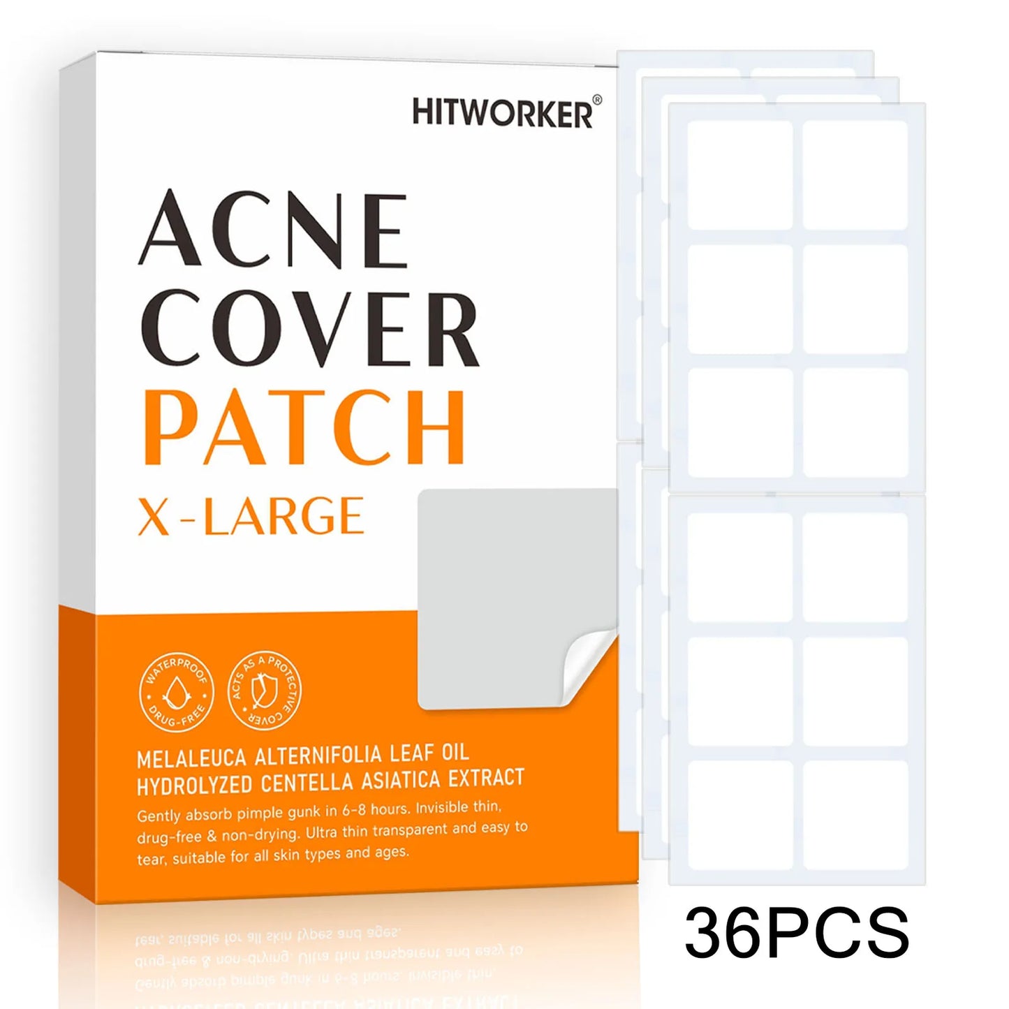 Hydrocolloid Acne Patches | Alcohol-Free Pimple Dots 18/36/135ct