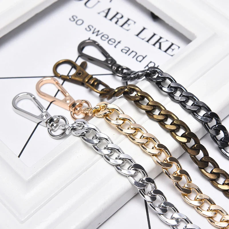 Metal Chain Bag Strap 120cm – DIY Crossbody Purse Handle