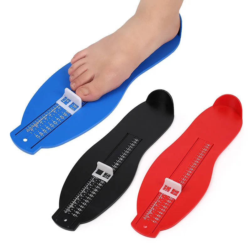 UK/EU Hot Sale Plastic Foot Measuring Device Adult Foot Ruler Foot Length Measurement Gauge for Buying Shoes Promotional Gifts Peaceful Pleasures Health and Wellness