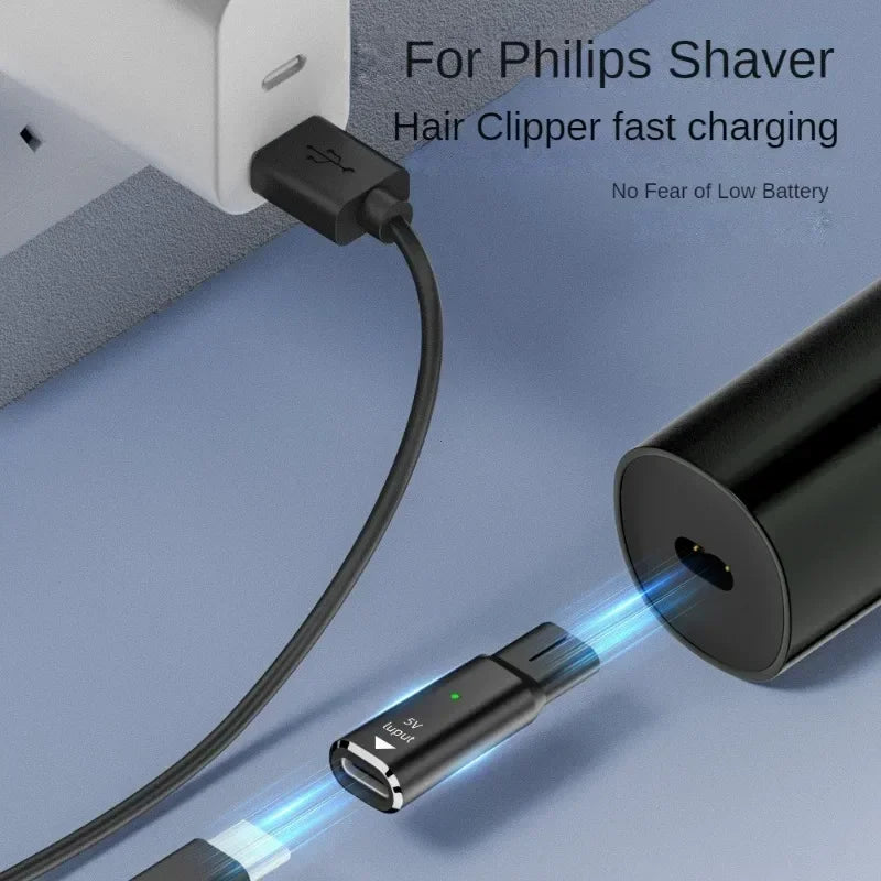 15V HQ8505 Type-C Shaver Adapter for Philips Norelco Trimmer