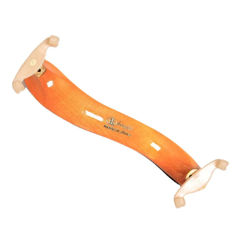 Stripes Maple Wood Violin Shoulder Rest Adjustable 4 3 1 2 Pad