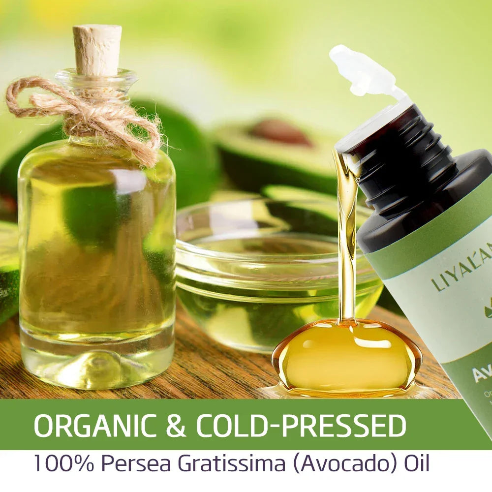 LIYALAN Organic Avocado Oil – Brighten & Soften Skin 100ml Peaceful Pleasures Health and Wellness