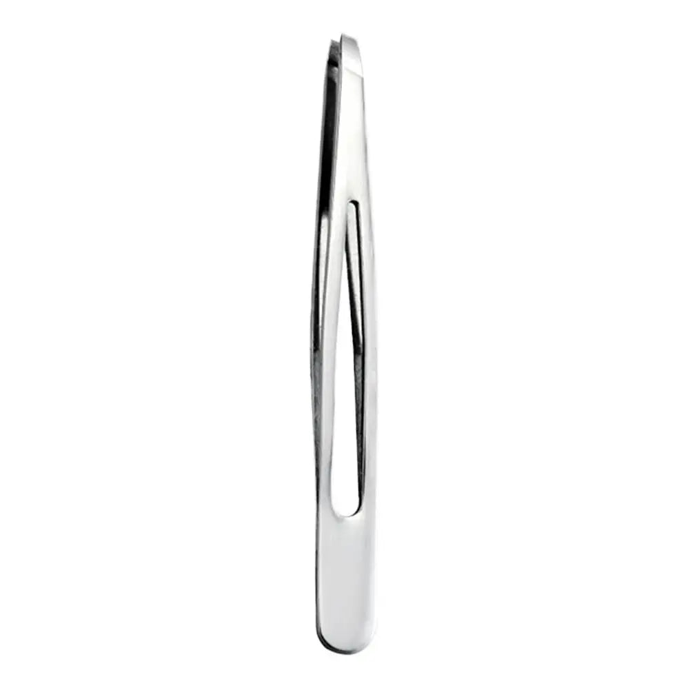 Stainless Steel Slant Tweezers – Eyebrow & Ingrown Hair Removal